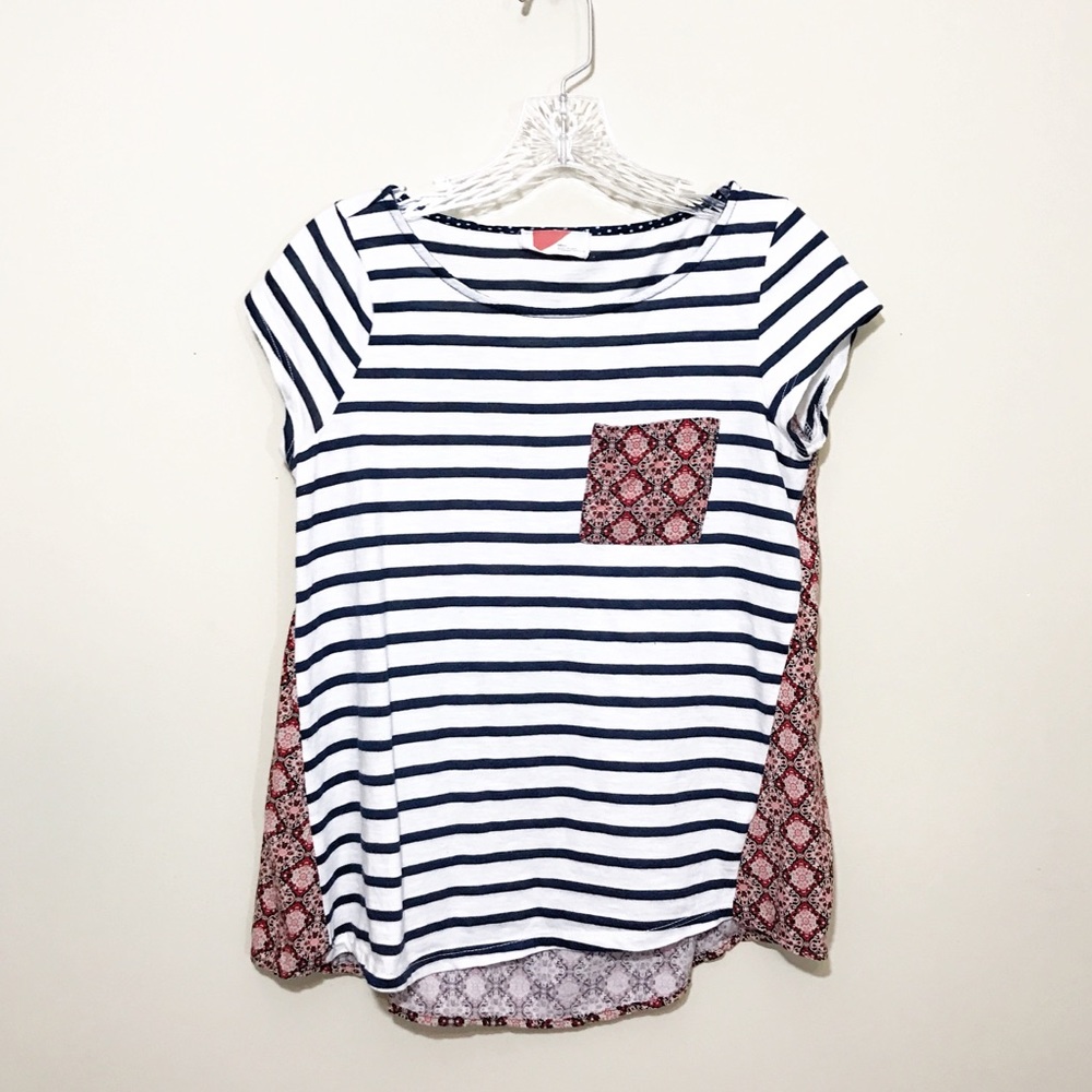 SOLD Paper Locket Anthropologie Cap Sleeve Top - Picture 1 of 8